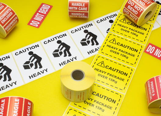 Printed Handling & Shipping Labels