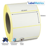 101.6 x 50.8mm Direct Thermal Labels - Permanent Adhesive