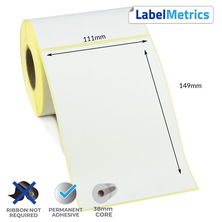 Citizen CLP 631 111x149mm Direct Thermal Labels - Perforated
