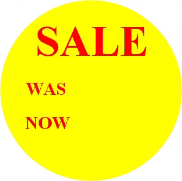 SALE WAS - NOW Promotional Label - Qty: 1000