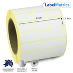 4x1 Inch Direct Thermal Labels - Removable Adhesive