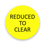 REDUCED TO CLEAR Promotional Label - Qty: 1000