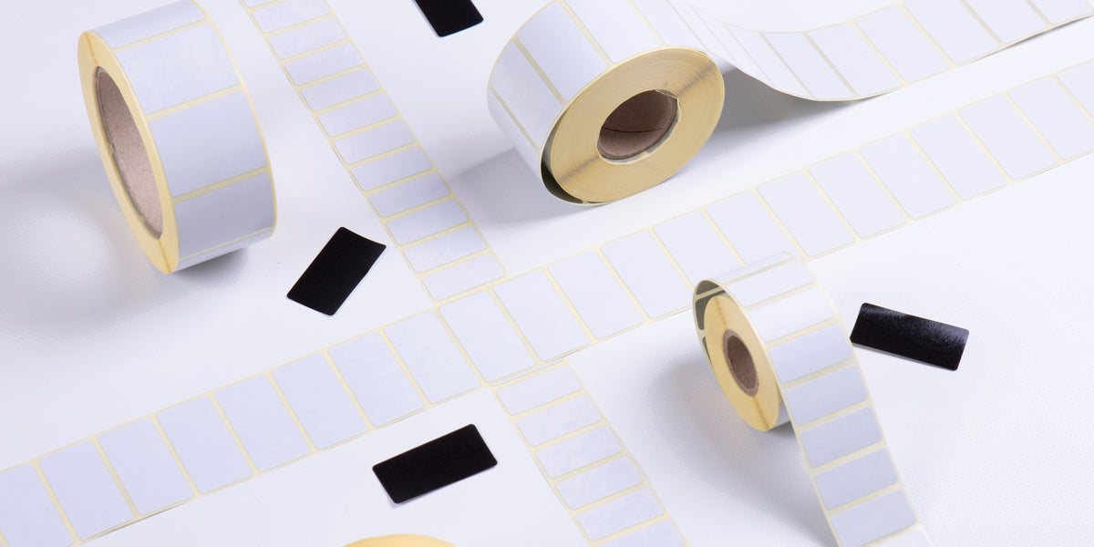 Thermal Transfer Block Out Labels | Label Metrics — LabelMetrics