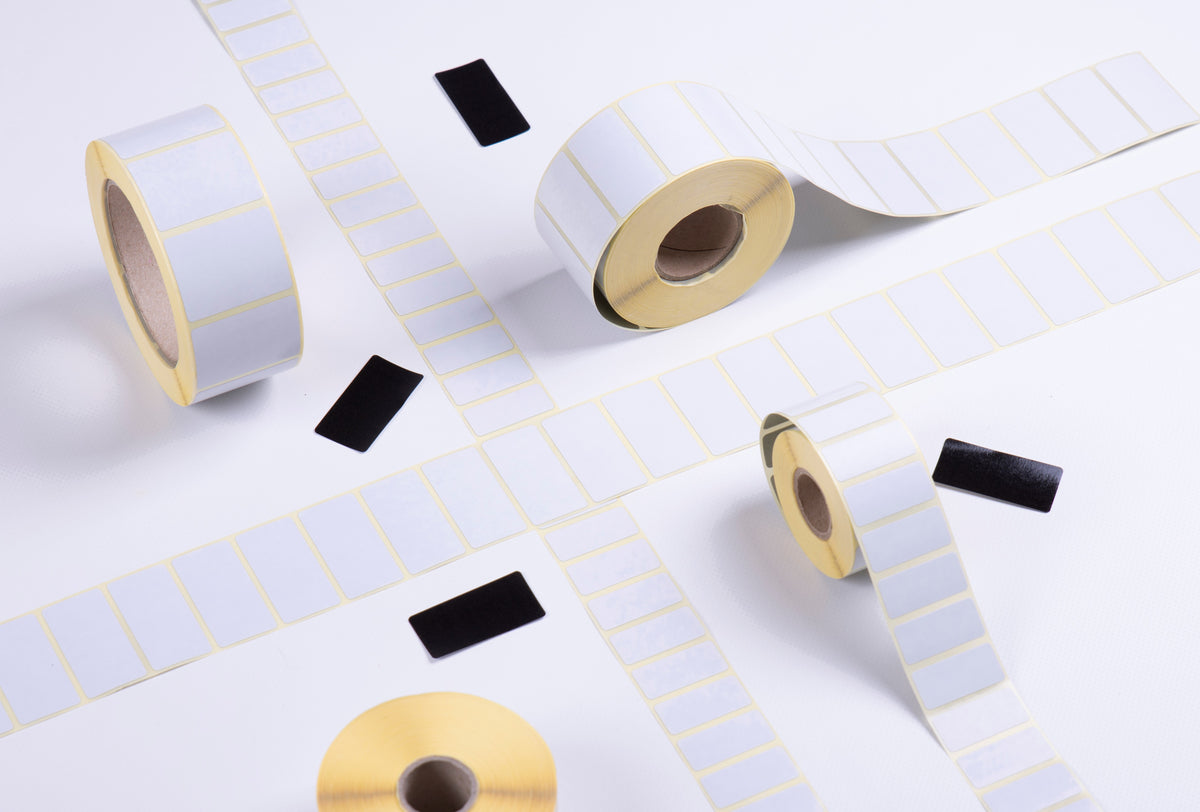Thermal Transfer Block Out Labels | Label Metrics — LabelMetrics