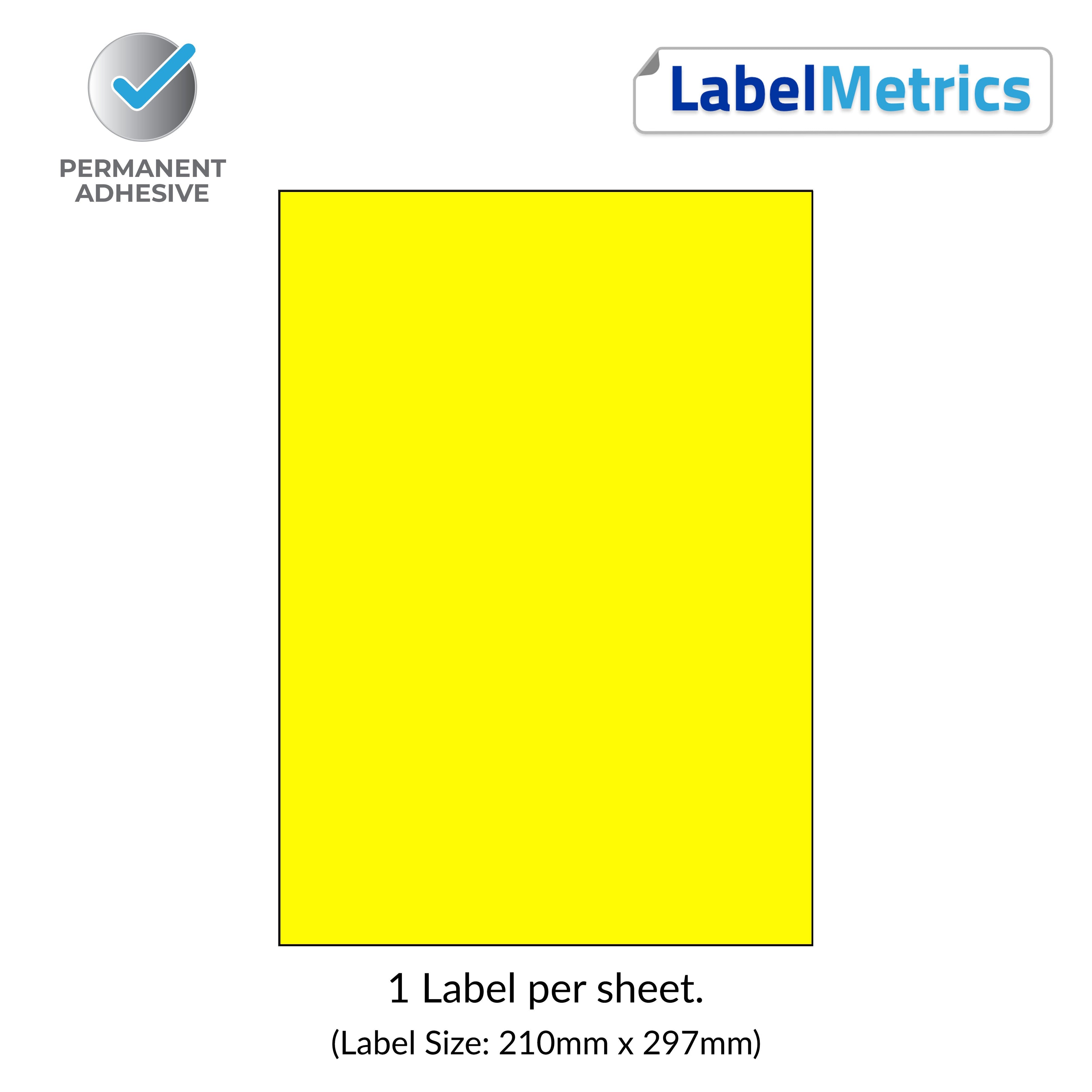 1 Per Sheet — LabelMetrics