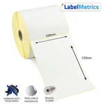 100mm x 150mm Direct Thermal Labels. 1,000 Labels.