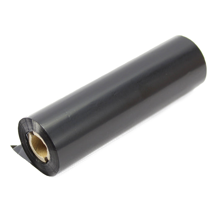 110mm Wide x 91m, Black, Premium Wax Ribbons. Outside Wound. Box of 25.