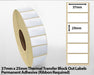 37 x 25mm Thermal Transfer Block Out Labels - Permanent Adhesive