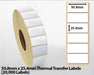 50.8mm x 25.4mm Thermal Transfer Labels (20000 Labels)