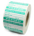 Green Passed PAT testing Labels - Strong Polypropylene - Tear Proof