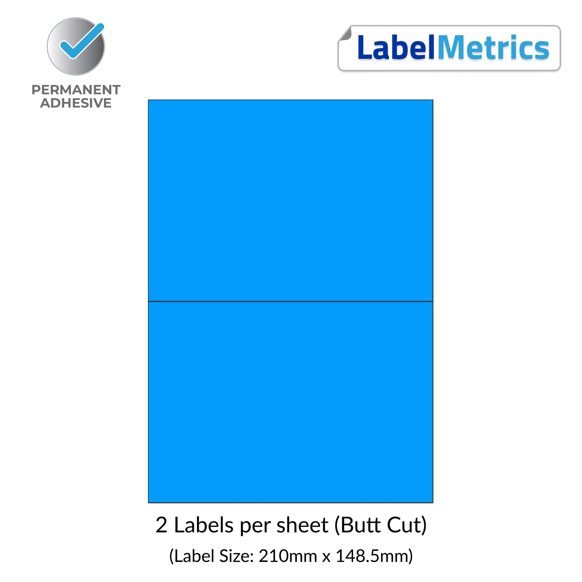 2 Per Sheet — LabelMetrics
