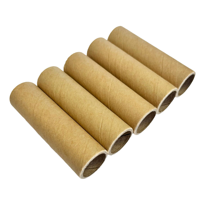 Plain Cardboard Cores 103mm x 25.7mm – Kraft Paper Rolls for Label Rewinding & Crafts