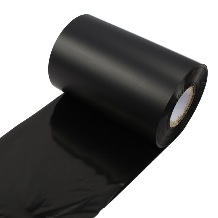 90mm Wide x 300m, Black, Premium Wax Resin Ribbons. Outside Wound. Box of 15
