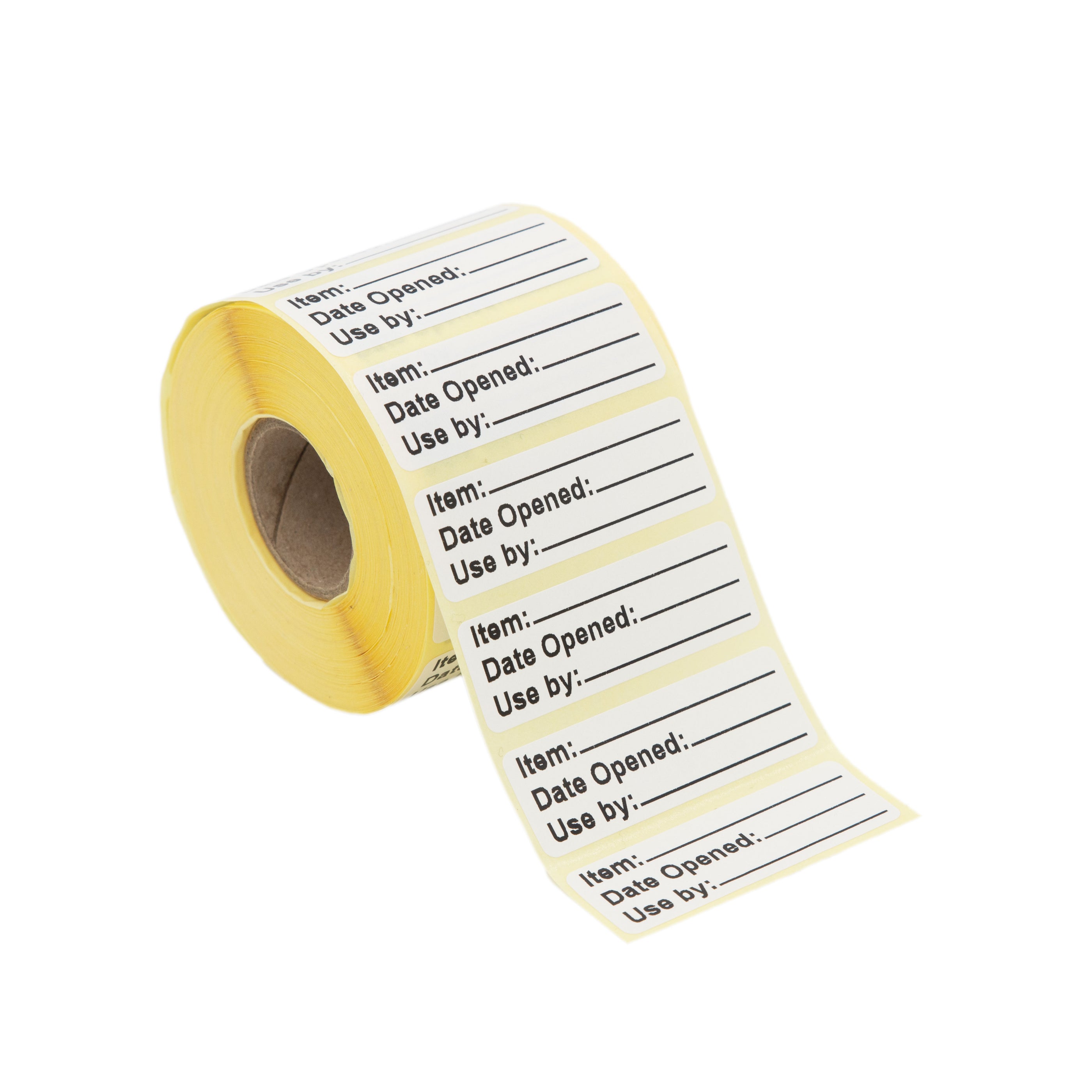 Sentimen Items Label 50mm x 17mm Food Content Labels, Printed with Item, Date Opened and Us ...