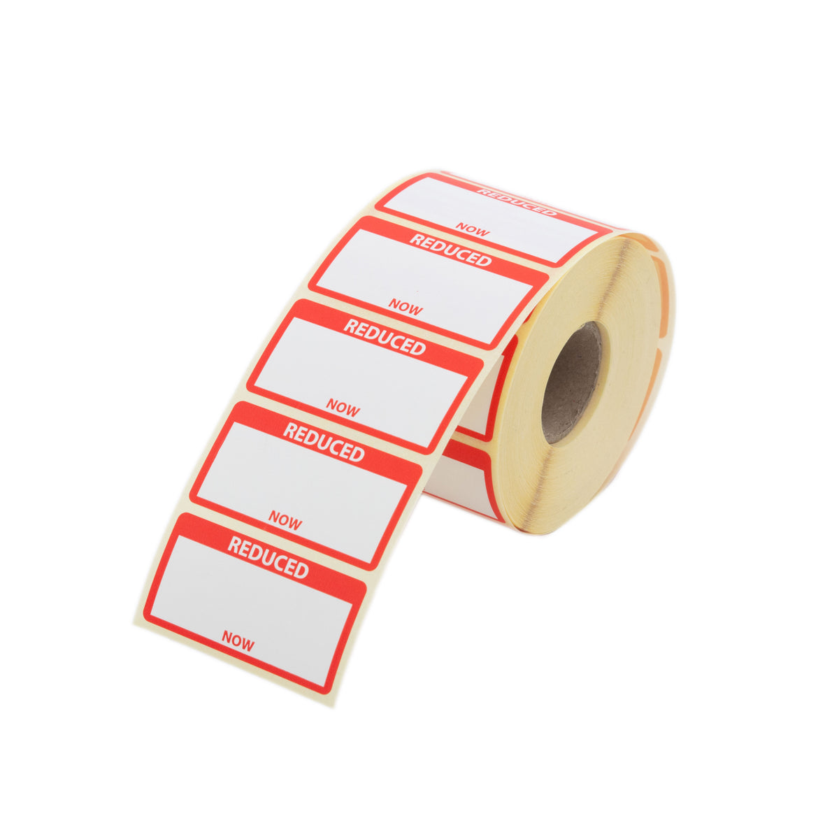 50mm x 25mm Reduced Now Retail Labels/Stickers. 1,000 Labels per roll ...