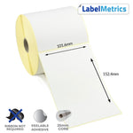 101.6 x 152.4mm Perforated Direct Thermal Labels - Removable Adhesive