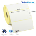 107 x 50.8mm Direct Thermal Labels - Freezer Adhesive