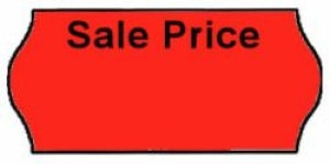 CT4 Sale Price 26mm x 12mm Price Gun Label