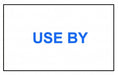 CT7 Use By 26mm x 16mm Price Gun Label