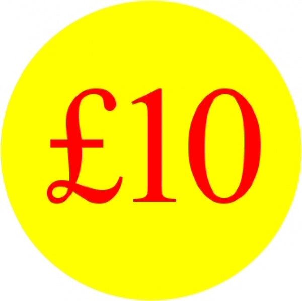 £10 Promotional Label - Qty: 1000