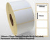 100mm x 75mm Thermal Transfer Block Out Labels - Permanent Adhesive