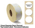 25mm Diameter Direct Thermal Top Coated Labels - Permanent Adhesive