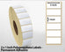 2 x 1 Inch Polypropylene Labels - Permanent Adhesive
