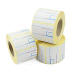 CAS Compatible Thermal Scale Labels. Printed Red & Blue. 58x40mm