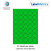 Pantone Green A4 Laser Labels - Inkjet Labels - 35 Round labels per sheet, 37mm Diameter. LL37C