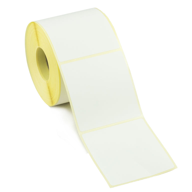 58 x 60mm Plain Thermal Transfer Labels, 25mm Core.